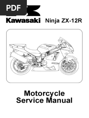 Kawasaki Ninja ZX-12R Service Manual | PDF | Bearing (Mechanical