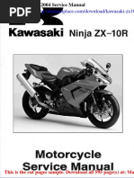 Kawasaki ZX 12r Zx1200 b1!3!02 A 04 Service Manual | PDF