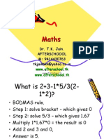 26 May Basic Maths