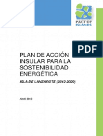 17 Plan de Accion Insular para La Sostenibilidad Energetica para Lanzarote 2012-2020