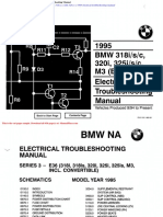 BMW 318i S C 320i 325i S C 1995 Electrical Troubleshooting Manual