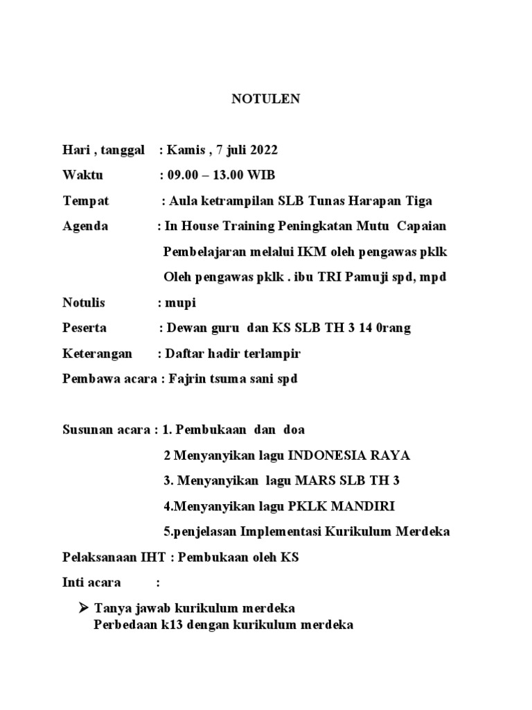 NOTULEN | PDF