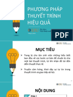 KỸ NĂNG THUYẾT TRÌNH HIỆU QUẢ