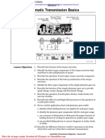 Toyota Training Automatic Transmission Basics