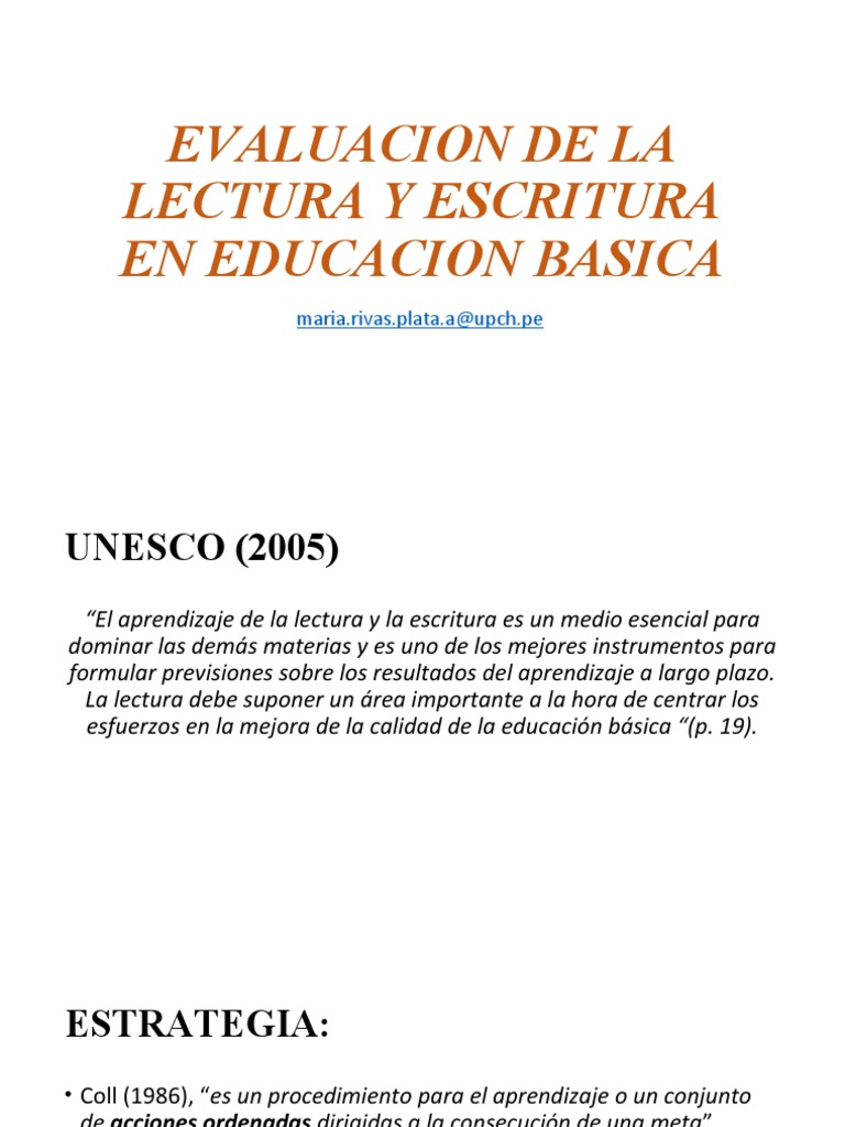 Estrategias de Lectura y Escritura en Educación | PDF | Aprendizaje ...