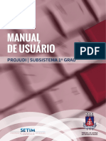 Manual Projudi 1grau - TJBA