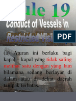 Rule 19 - Conduct of Vessels in Restricted Visibility