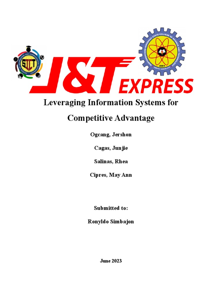 J&T Express: Info Systems for Advantage | PDF | Customer Relationship ...