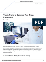 Tips & Tricks To Optimize Your Tissue Processing