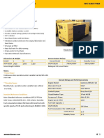 Spec of 85kVA Diesel Generator