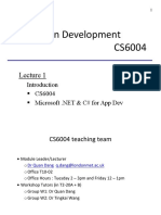 Application Development CS6004