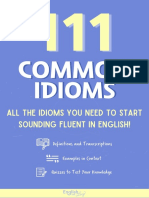 111 Common Idioms