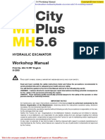 New Holland Hydraulic Excavator MH 5 6 Workshop Manual