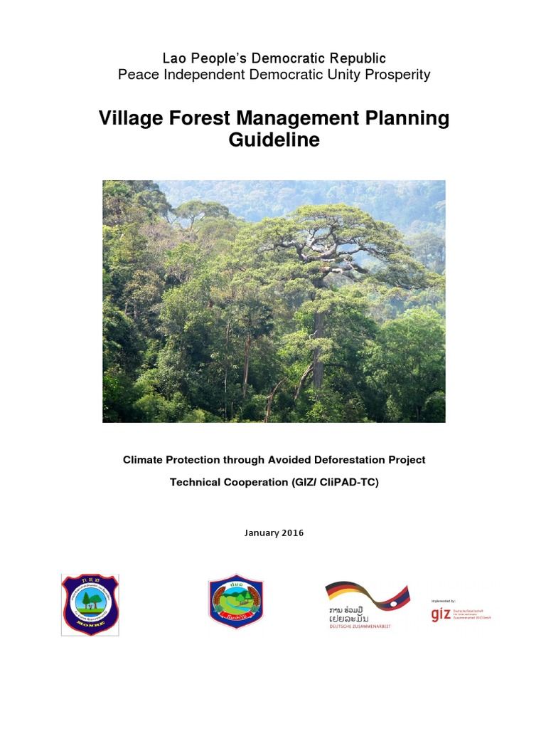 Village Forest Management Guidelines | PDF | Forestry | Reducing ...