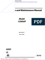 JLG 1250ajp Boom Lift Service and Maintenance Manual