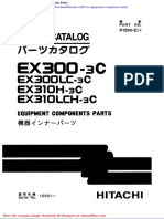 Hitachi Ex300 3c Equipment Components Parts