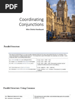 Coordinating Conjuntcions (Meeting 12)