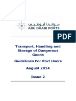 Transport Handling and Storage of Dangerous Goods Guidelines For Port Users Issue 2