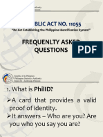 PhilSys Frequently Asked Questions
