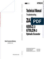 Hitachi Zaxis 650lc 670lch 3 Technical Manual Troubleshooting