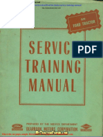 Ford 8n Dealer Service Training Manual