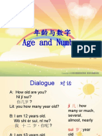 Age and Numbers