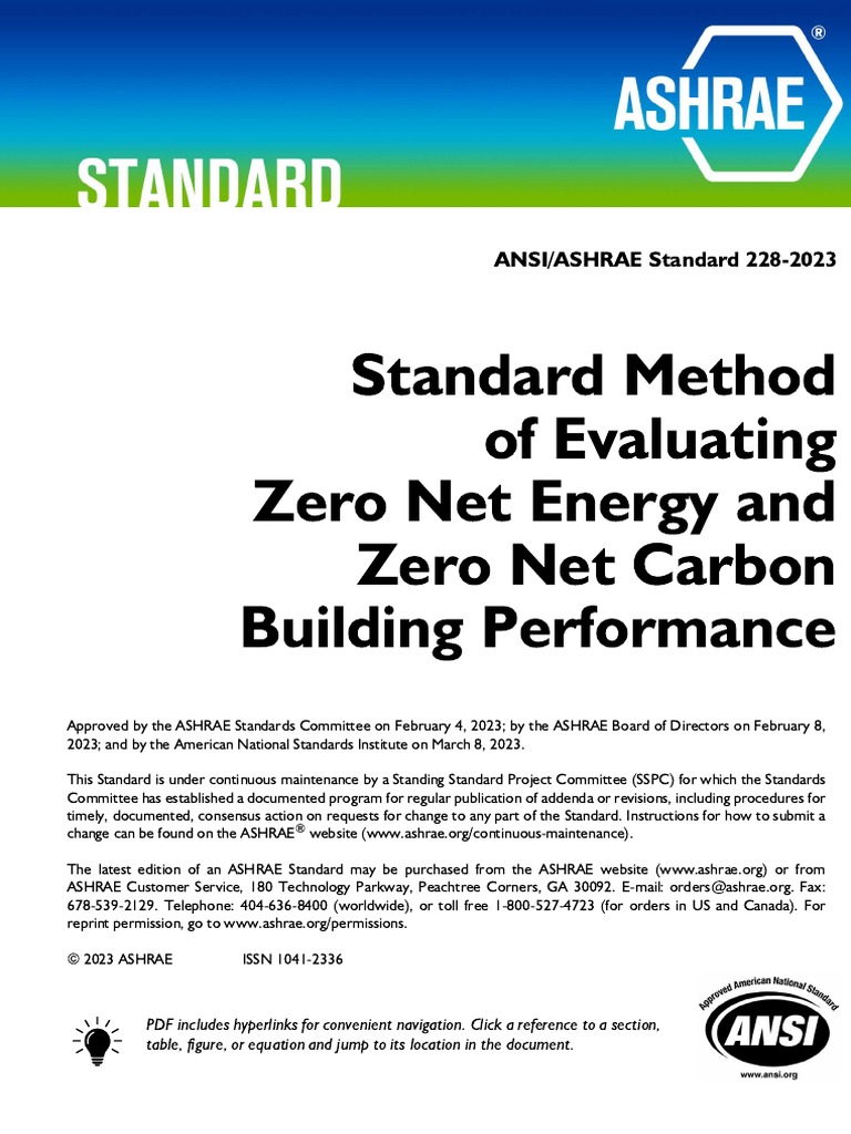 Ashrae Building Performance Standards