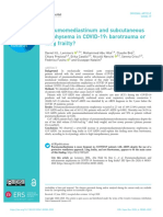 Pneumomediastinum and Subcutaneous Emphysema in COVID-19: Barotrauma or Lung Frailty?