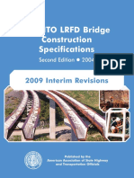 AAHTO LRFD Construction Specifications 2nd Edition 2004 - 2009 Revisions