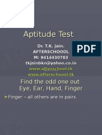 21 June Aptitude Test