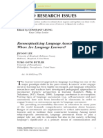 Reconceptualizing Language Assessment Literacy