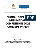 Choral Speaking Nuri Madani Competition 2023 Concept Paper