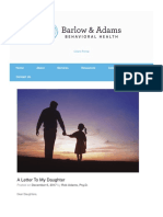 A Letter To My Daughter - Barlow & Adams Behavioral Health