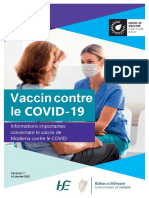 Moderna Vaccine Information French