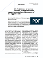 Evaluation of Response of Brown Coal To Selective Oild Agglomeration by Zeta Potential Measurement