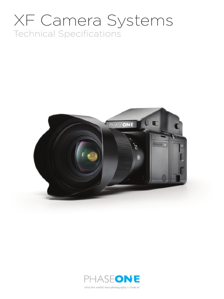 XF Technical Specifications Brochure | PDF | Shutter (Photography) | Camera