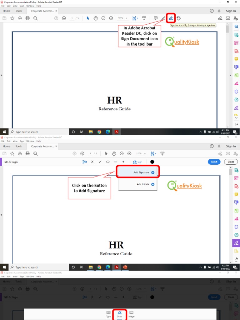How to Add Signature to PDF Document | PDF