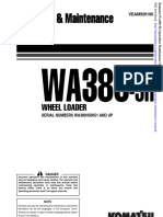 Komatsu Wa380 5h Operation Maintenance Manual