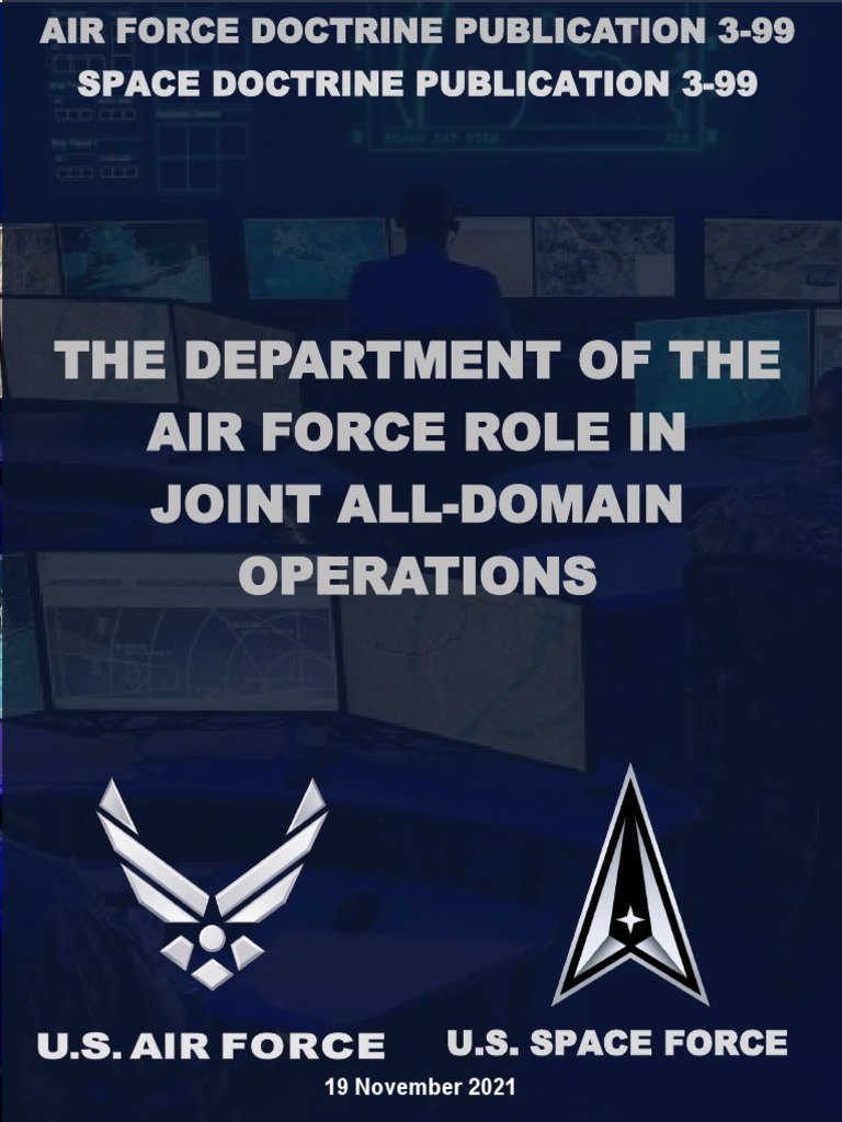 DAF Role in Joint All-Domain Ops | PDF | Intelligence, Surveillance ...
