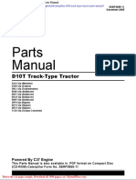 Caterpillar d10t Track Type Tractor Parts Manual