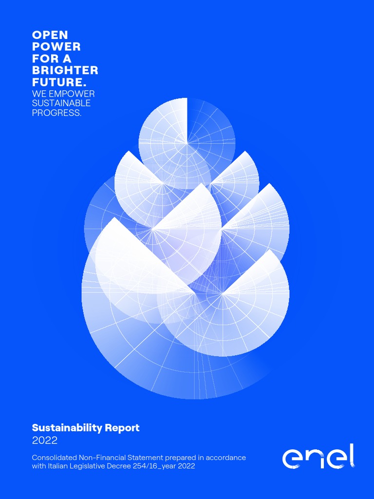 Enel Sustainability-Report 2022, PDF, Sustainability