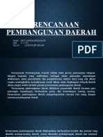 PPT Perencanaan Pembangunan Daerah Desti Annisa Herjayanti