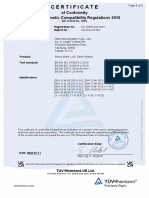 E1 Servo Motor UKCA Certification (EMC)