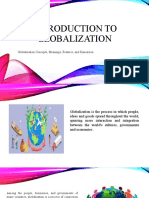 Unit I Introduction To Globalization