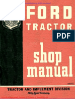 Ford Tractor 600 800 Shop Manual