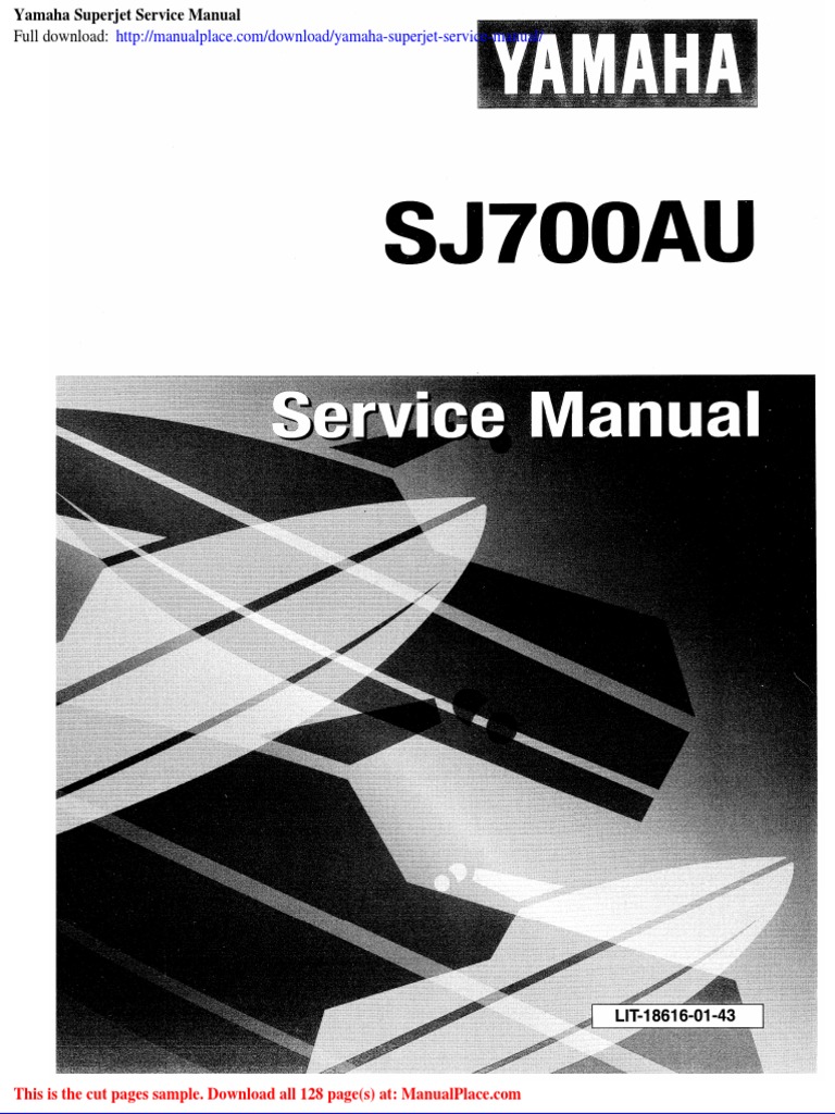 Yamaha Superjet Service Manual | PDF