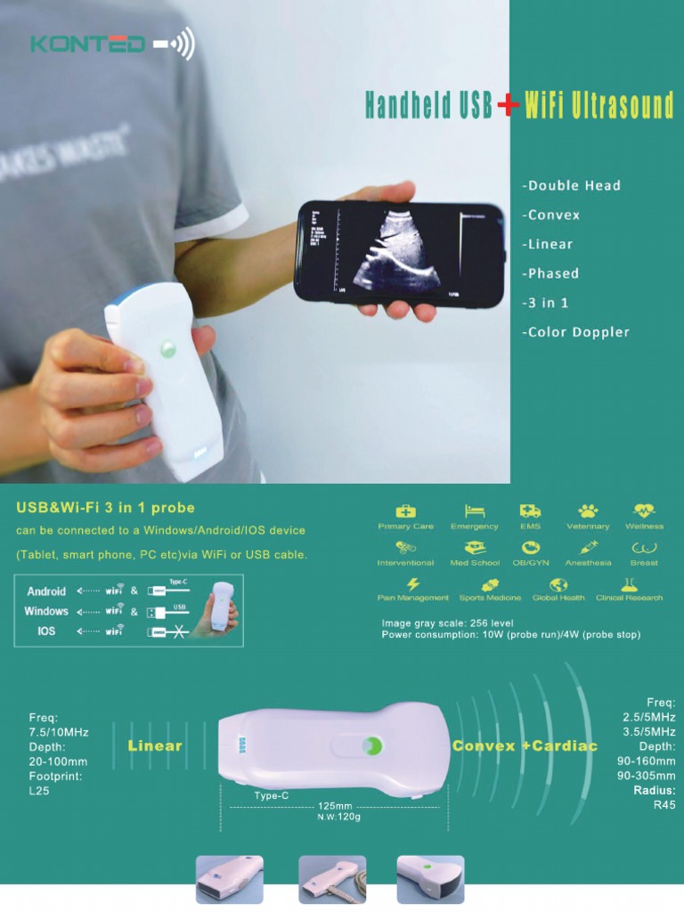 Portable USB WiFi Ultrasound Probe | PDF
