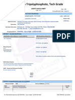 Potassium Tripolyphosphate Tech Grade SDS 2019