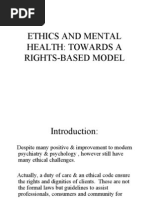 Ethics and Mental Health