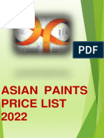 Asian Paints Price List